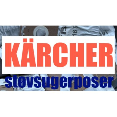 Karcher støvsugerposer