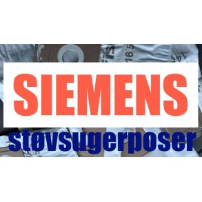 Siemens støvsugerposer