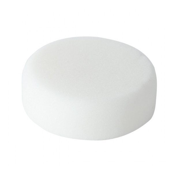 1852 Professionel polerrondel hvid hrd  80x30 mm
