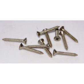 Skruer med linsehoved 2,9 x 19 mm DIN 7983 - 10 stk.