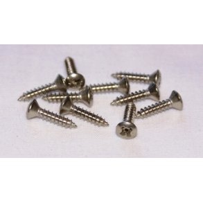 Skruer med linsehoved 3,5 x 16 mm DIN 7983 - 10 stk.