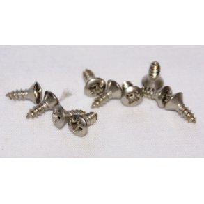 Skruer med linsehoved 3,5 x 9,5 mm DIN 7983 - 10 stk.