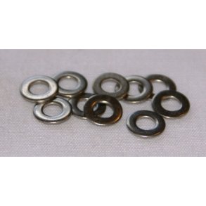 Spndeskiver alm. 4 mm DIN 125A - 10 stk.