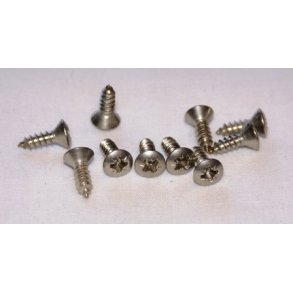 Skruer med linsehoved 4,2 x 13 mm DIN 7983 - 10 stk.