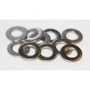 Spndeskiver alm. 6 mm DIN 125A - 10 stk.