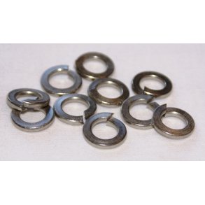 Fjerderskiver 8 mm DIN 127B - 10 stk.