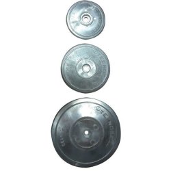 Bennet Zink tallerken anode st 90mm 450 gr