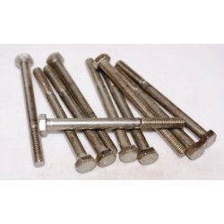 Bolte 5 x 60 mm DIN 931 syrefast - 10 stk.