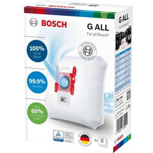 Bosch G All stvsugerposer original - 4 poser