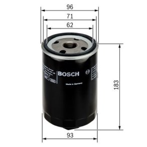 Bosch Oliefilter P3087 - 1 Stk