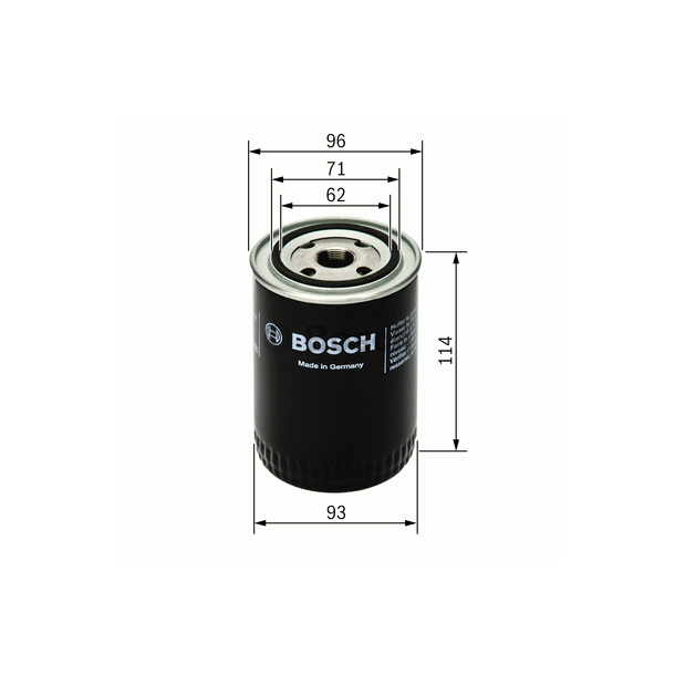 Bosch Oliefilter P3314 - 1 Stk