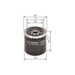 Bosch oliefilter P3333 - 1 Stk