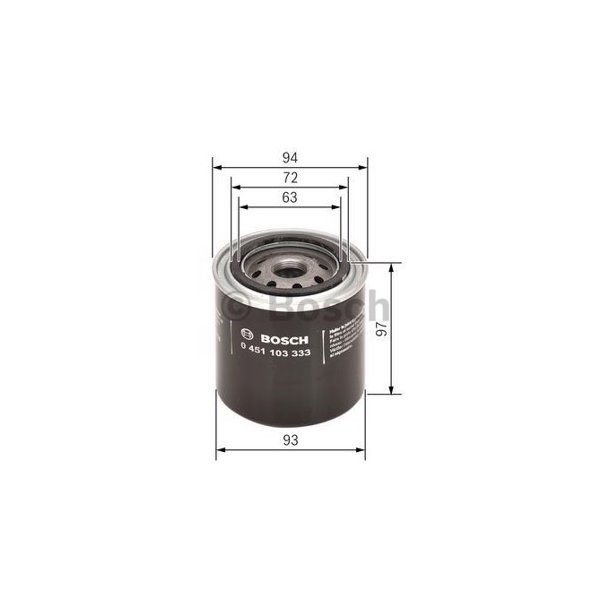Bosch oliefilter P3333 - 1 Stk