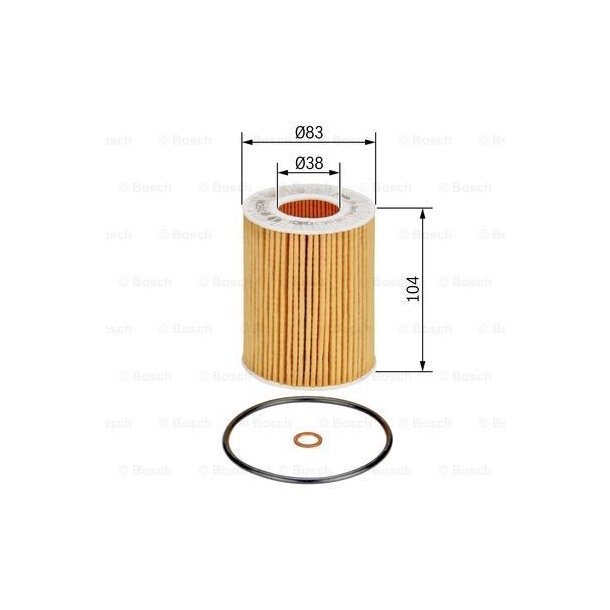Bosch Oliefilter P7003 - 1 Stk