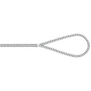 Fortjningsline 15 meter / 18 mm - sort/hvid