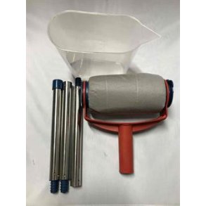 Genopfyldelig malerrulle med skaft