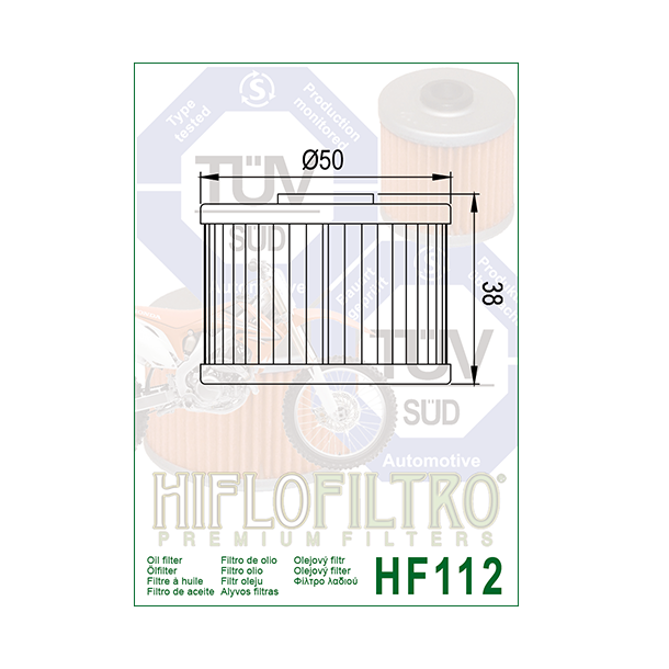 Hiflo oliefilter HF-112