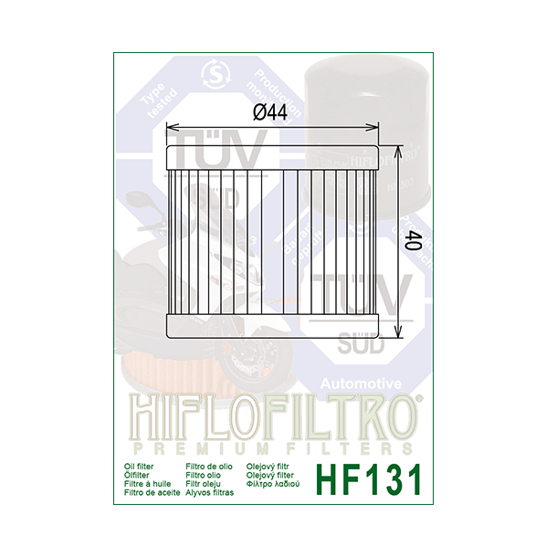Hiflo oliefilter HF-131