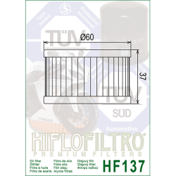 Hiflo oliefilter HF-137