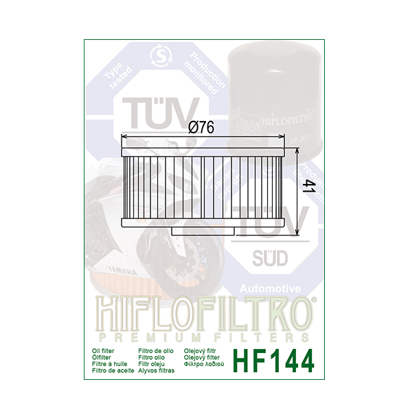 Hiflo oliefilter HF-144