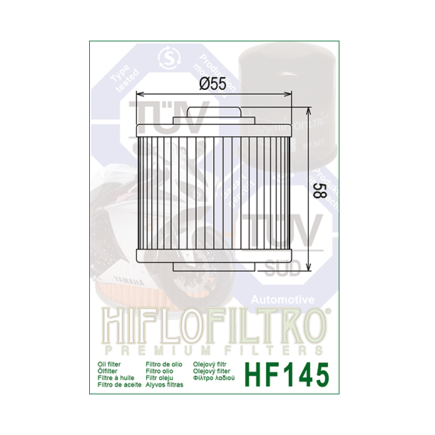 Hiflo oliefilter HF-145