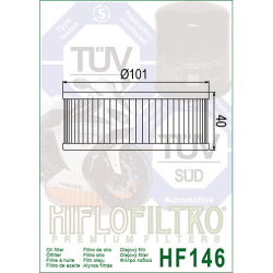Hiflo oliefilter HF-146