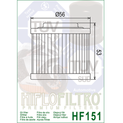 Hiflo oliefilter HF-151