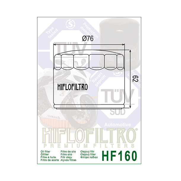 Hiflo oliefilter HF-160