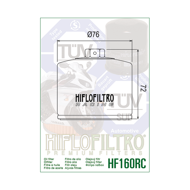 Hiflo oliefilter HF-160RC
