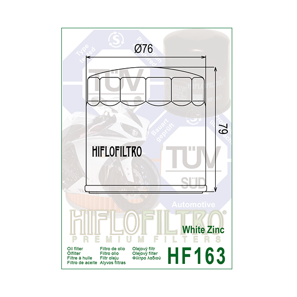 Hiflo oliefilter HF-163