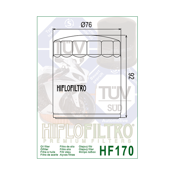 Hiflo oliefilter HF-170C