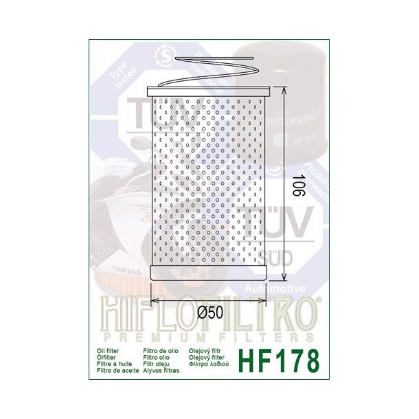 Hiflo oliefilter HF-178