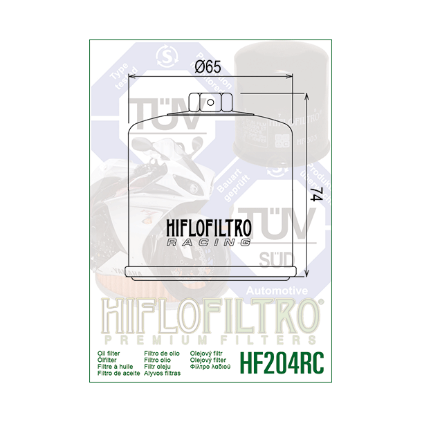 Hiflo oliefilter HF-204RC