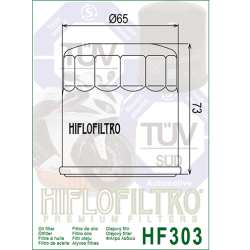 Hiflo oliefilter HF-303C