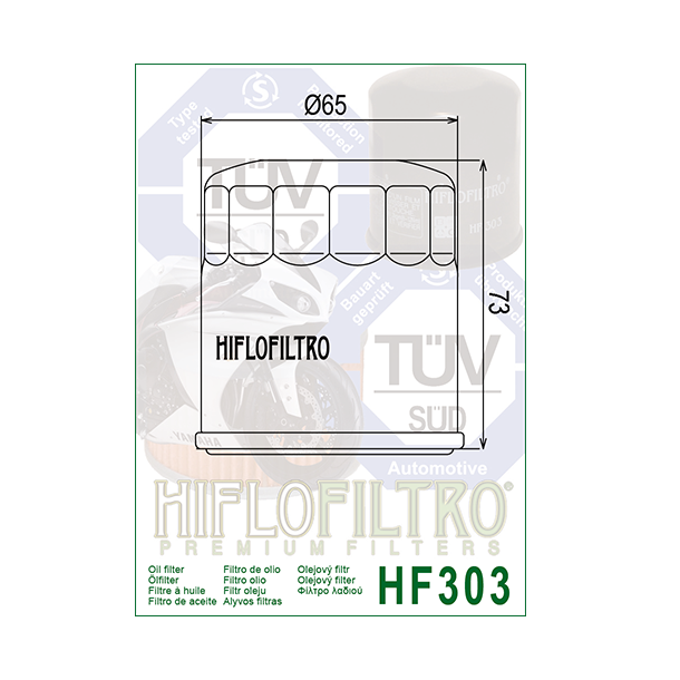 Hiflo oliefilter HF-303C