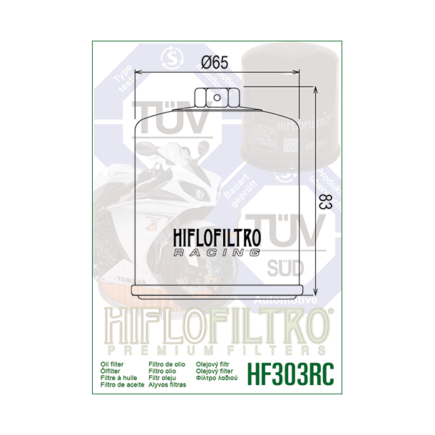 Hiflo oliefilter HF-303RC