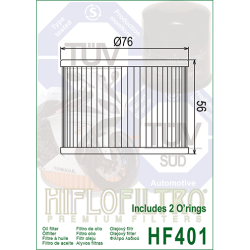 Hiflo oliefilter HF-401