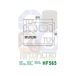 Hiflo oliefilter HF-565