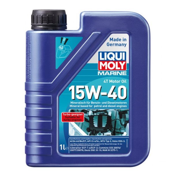 LIQUI MOLY MARINE 4T MOTOROLIE 15W-40 5 liter