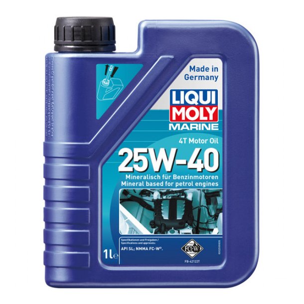 LIQUI MOLY MARINE 4T MOTOROLIE 25W-40 1 liter