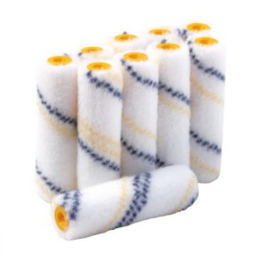 10 stk. Malerruller 10 cm til bundmaling 7 mm luv