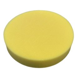 Polersvamp medium med velcro, gul til polish og wax 150 mm