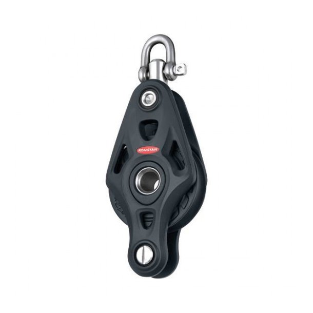 RONSTAN SERIE 75 CORE ENKELTBLOK MED SVIRVEL &amp; HUNDSVOT