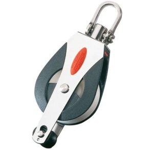 RONSTAN SERIE 50 ENKELTBLOK MED SVIRVEL & HUNDSVOT