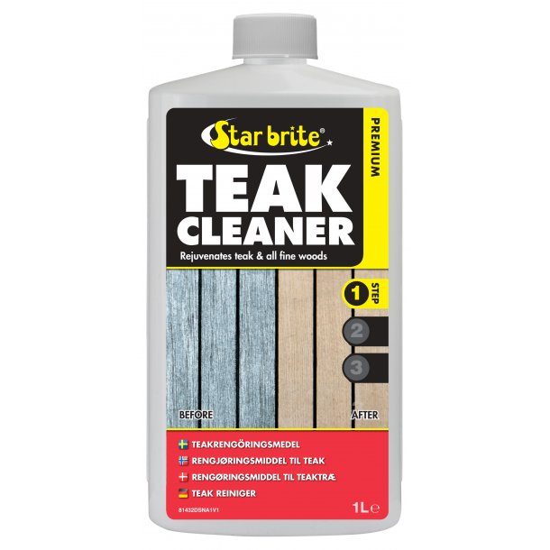 Star brite Premium teak cleaner step 1 -  1 liter