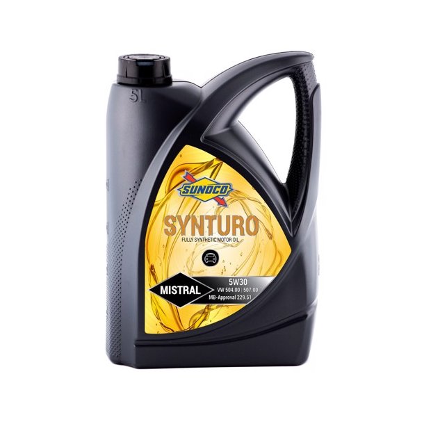 Sunoco Synturo Mistral 5w-30 - Longlife - 5 Liter - Til Biler (olie,  Oliefiltre mv.) 