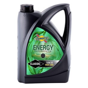 Sunoco Energy Classic 10W-30 - Hjt Zinkindhold - 5 Liter
