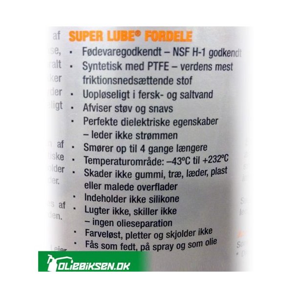 Super Lube fedt - 400 gram Fedtpatron