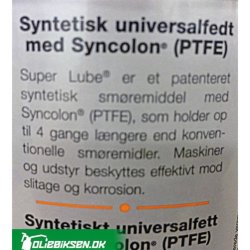 Super Lube fedt - 400 gram Fedtpatron