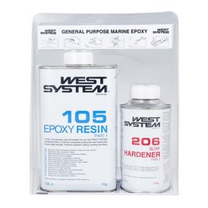 West System Epoxy 1,2kg A-Pakke 206 Langsom